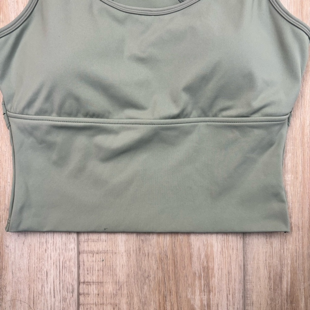 Halara Softlyzero Plush U Neck Backless Racerback… - image 3